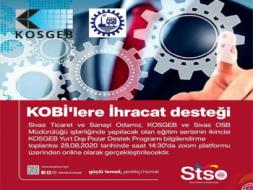 KOSGEB Yurt Dışı Pazar Destekleri Programı Bilgilendirme Toplantısı